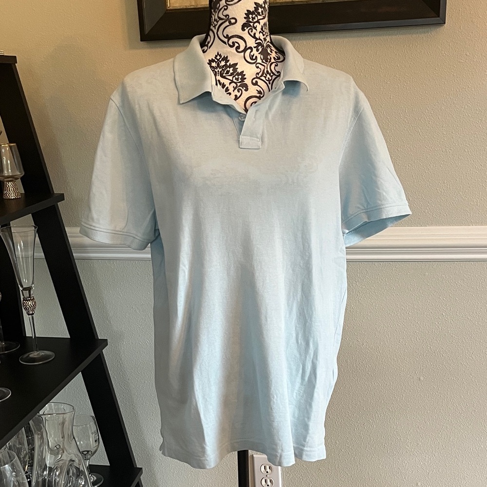 Pier One Light Blue Men's Polo Shirt